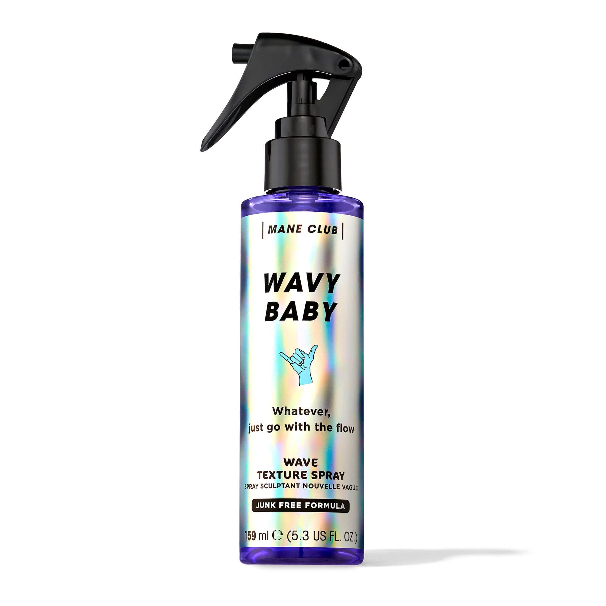 Wavy Baby Wave Texture Spray, cruelty free, vegan, no sulfates or parabens, 5.3 Oz