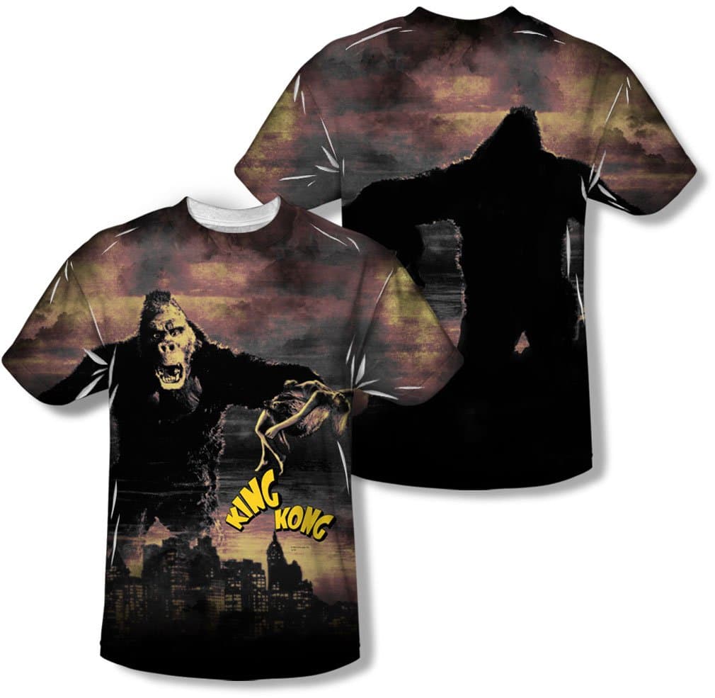 King Kong - Mens Kong In The City (Front/Back Print) T-Shirt