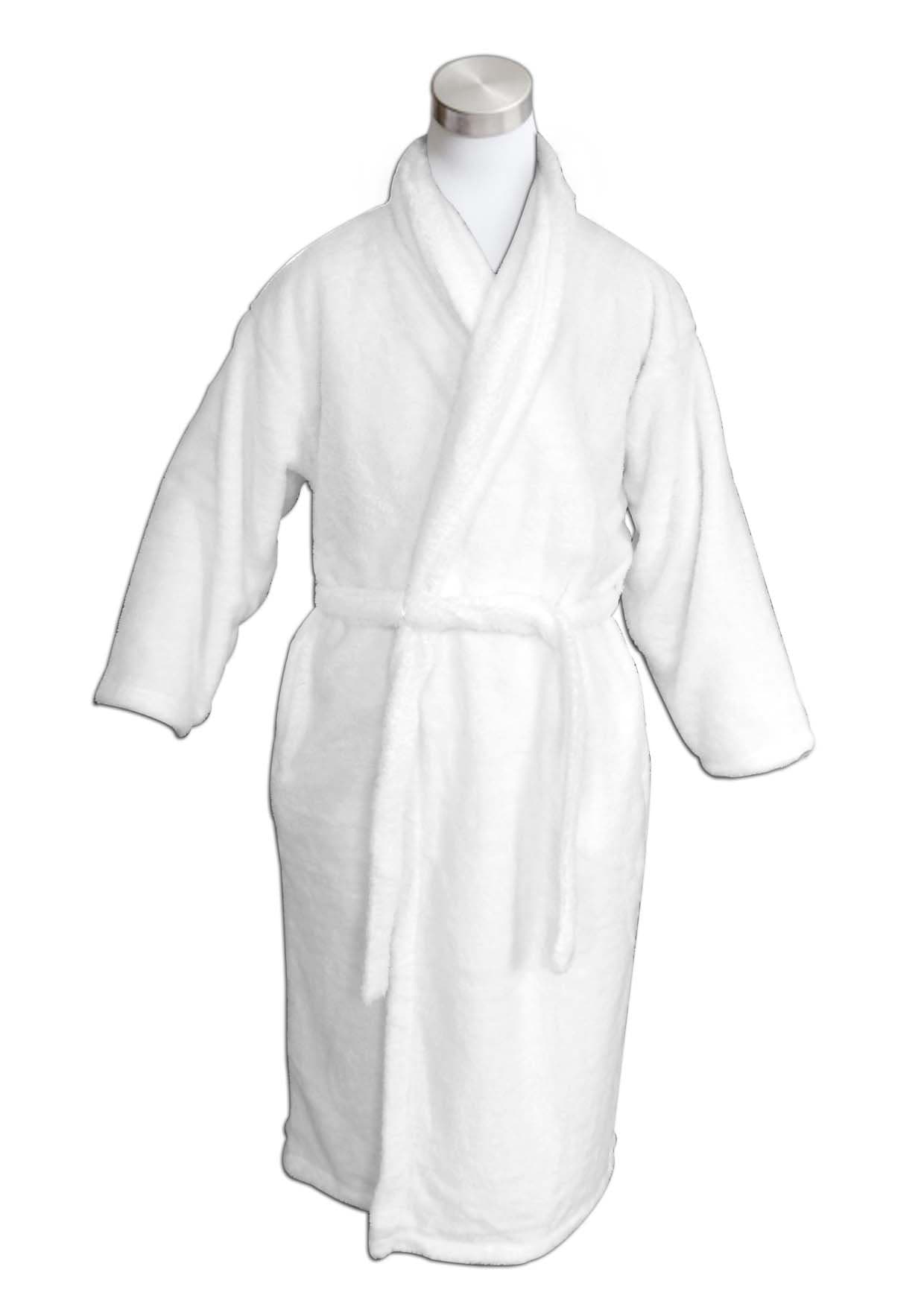 The Bettersleep Company Hotel Quality White 100% Cotton Towelling Bathrobe Dressing Gown. Treated with N9 Pure Silver Antibacterial treatment.
