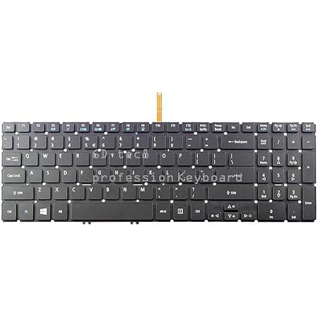 Laptop Keyboard Compatible for Acer Aspire V15 Nitro VN7-571G VN7-591G VN7-571G-50VG VN7-571G-719D US Black Backlit Light Backlight No Frame