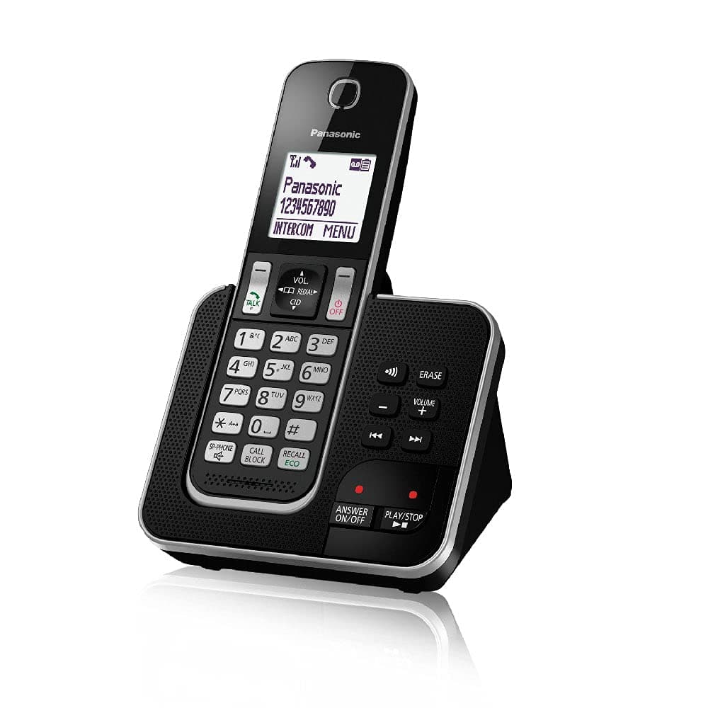 Panasonic KX-TGD320 - telephones (DECT, Desk, Black, Silver, LCD, AAA, Polyphonic)