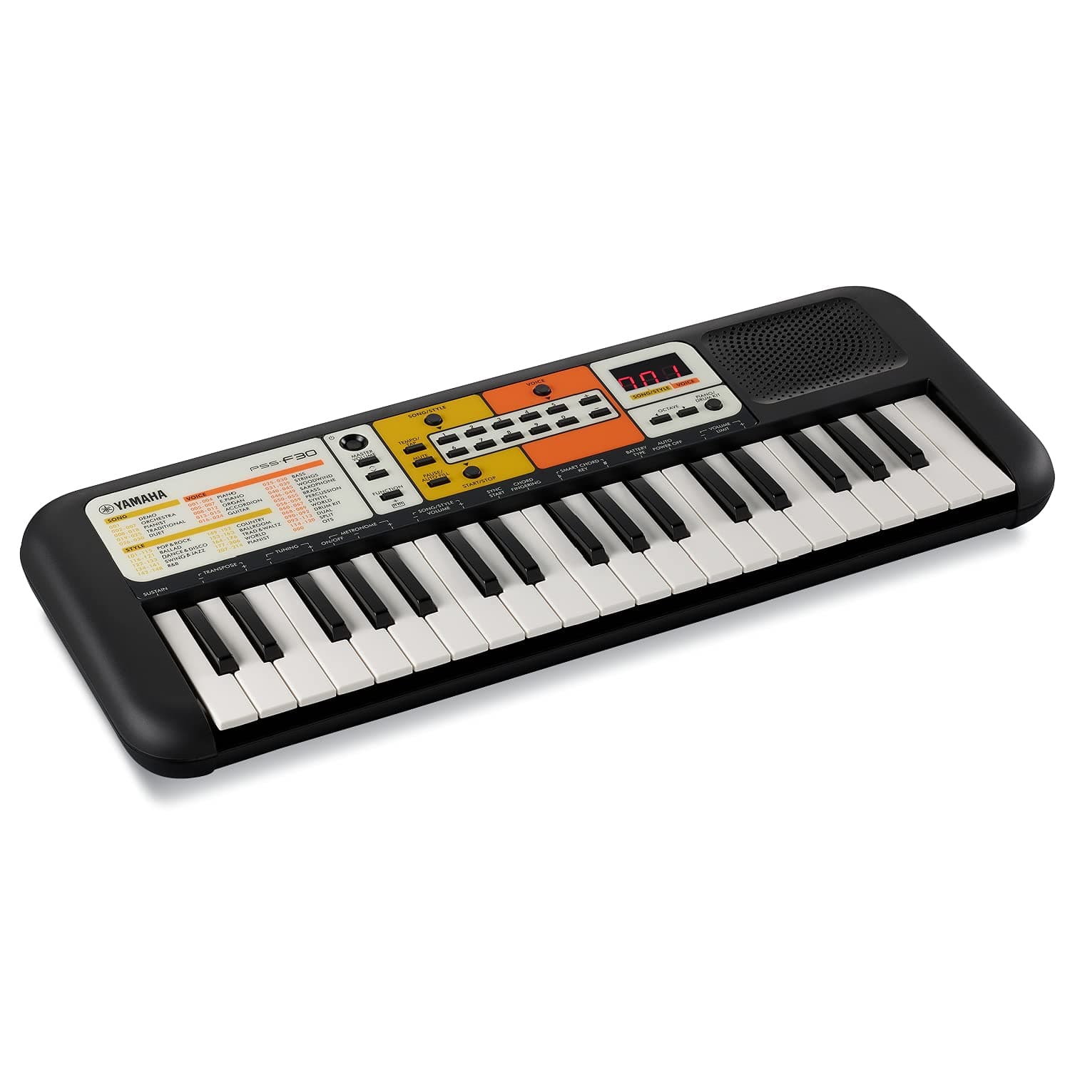 - PSS-F30 Portable Mini Keyboard – 37 Keys, Black, Built-in Rhythms, Songs & Smart Chord, Lightweight & Compact, Ideal for Kids & Beginner Musicians