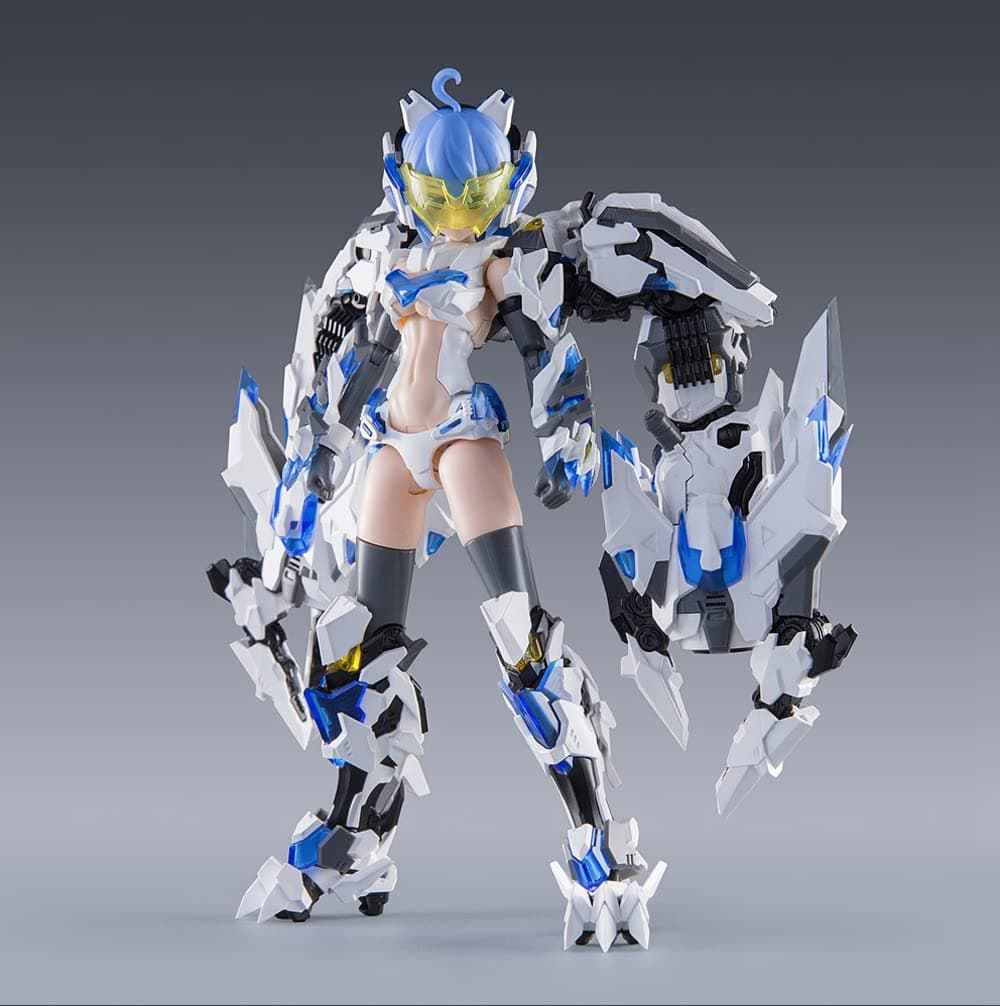 HiPlay Eastern Model 1/12 Scale Action Figures, Assemble Model Kits, A.T.K. Girl Series- Anime Style Figure Full Set (God of West: White Tiger)
