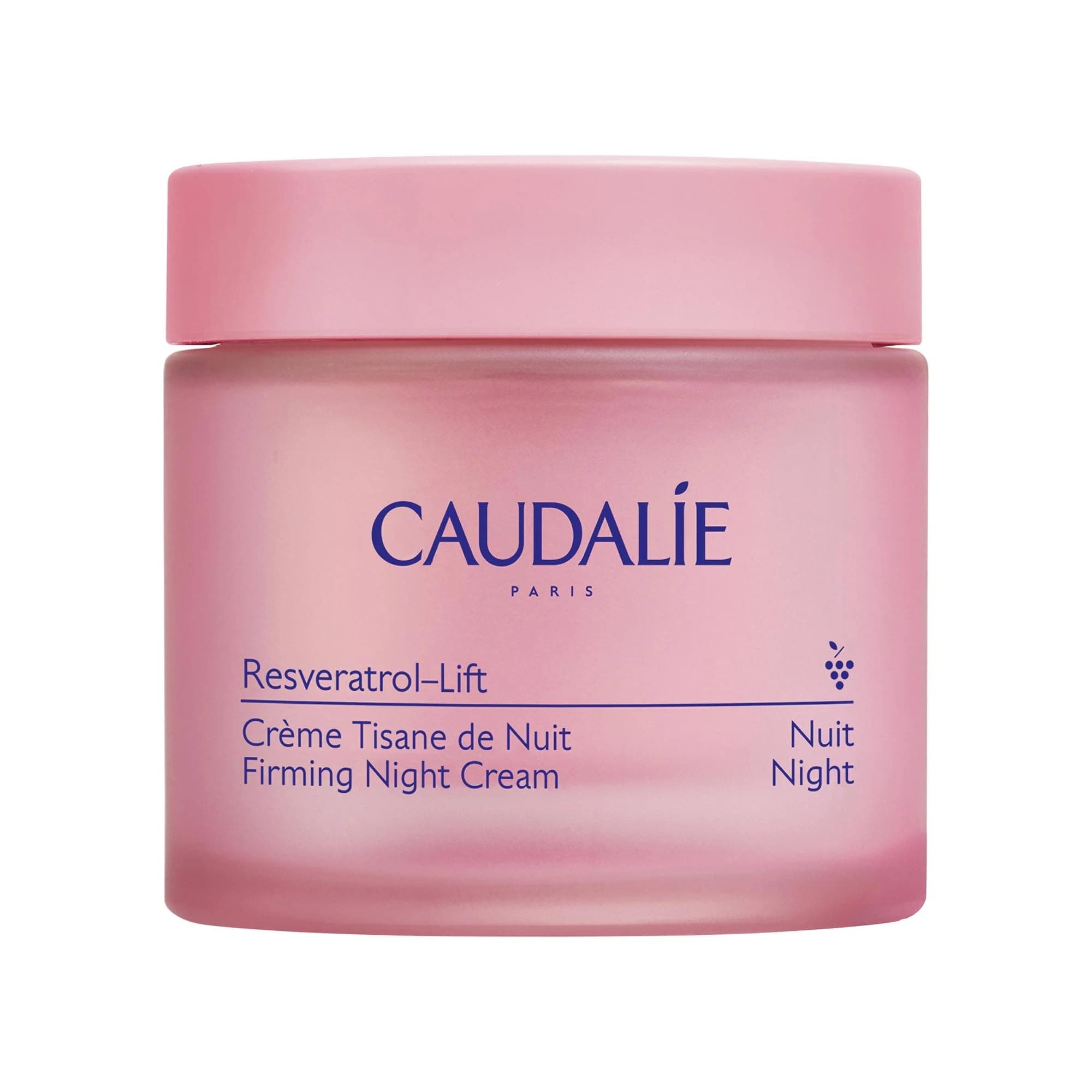 Caudalie Resveratrol-Lift Retinol Alternative Firming Night Cream Moisturizer, Refillable - 50 mL