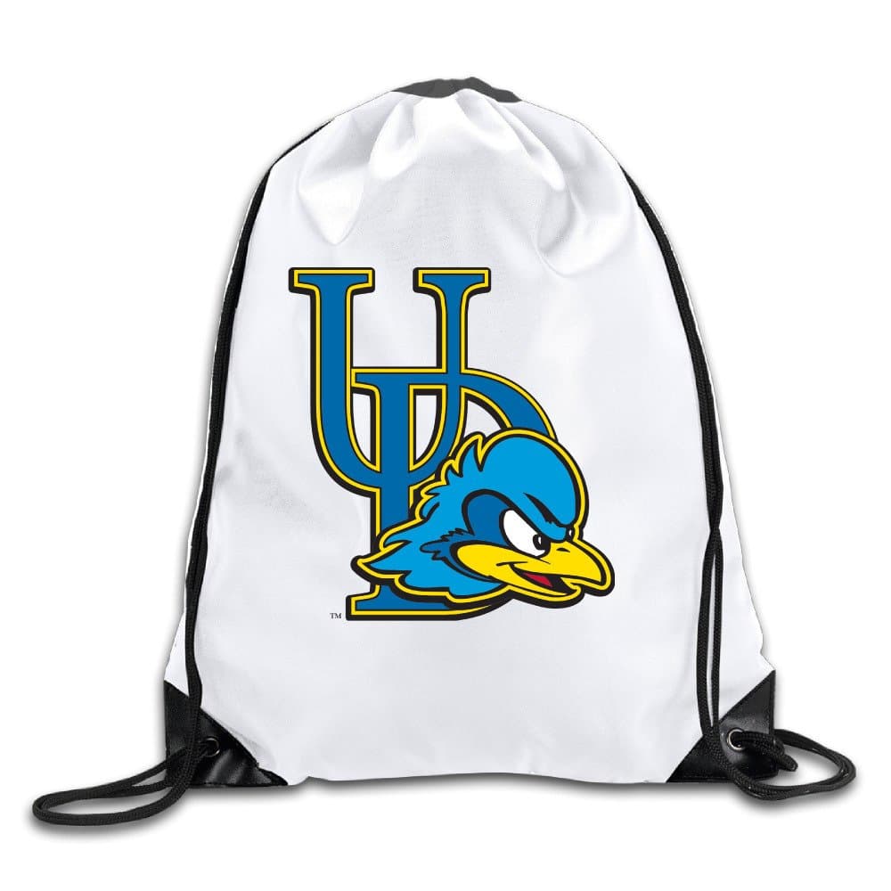 University Of Delaware Men's Women's Shoulder Drawstring Bag Backpack String Bags School Rucksack Gym Handbag