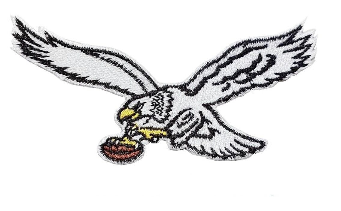 Smc Store White Eagle Rugby whFans White Philadelphia Fly Eagles Logo Patch Embroidery American Football Fan Favorite Team Iron On Sew On Embroidered Patch