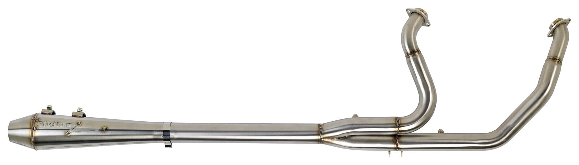 Stealth Pipes SP-Bagger2 95-17 Harley Davidson Short Bagger Exhaust Stainless Steel