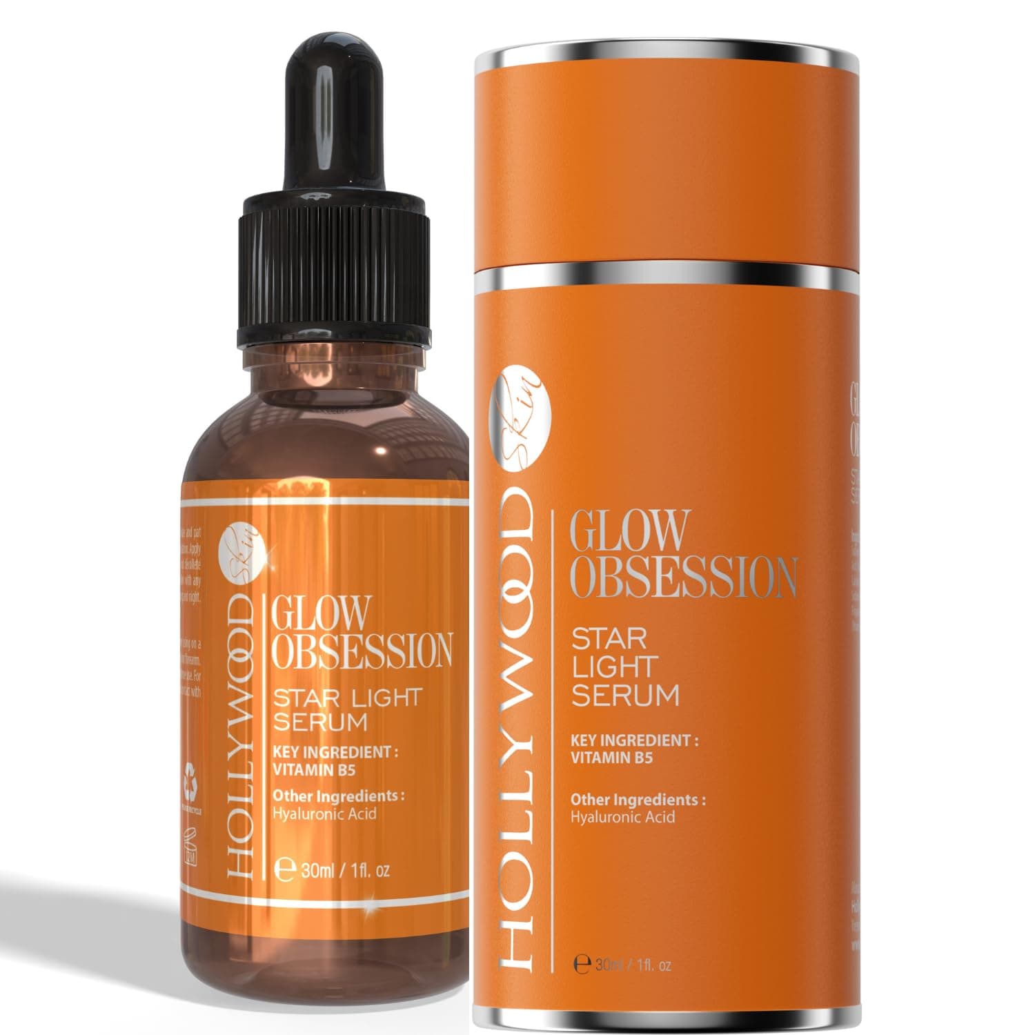 5X Strength - 10% Pure Hyaluronic Acid Serum with 5% Vitamin B5 & 20% Vitamin C | Hydrates, Brightens, Improves Elasticity, Boosts Collagen | Targets Fine Lines & Wrinkles | 30ml