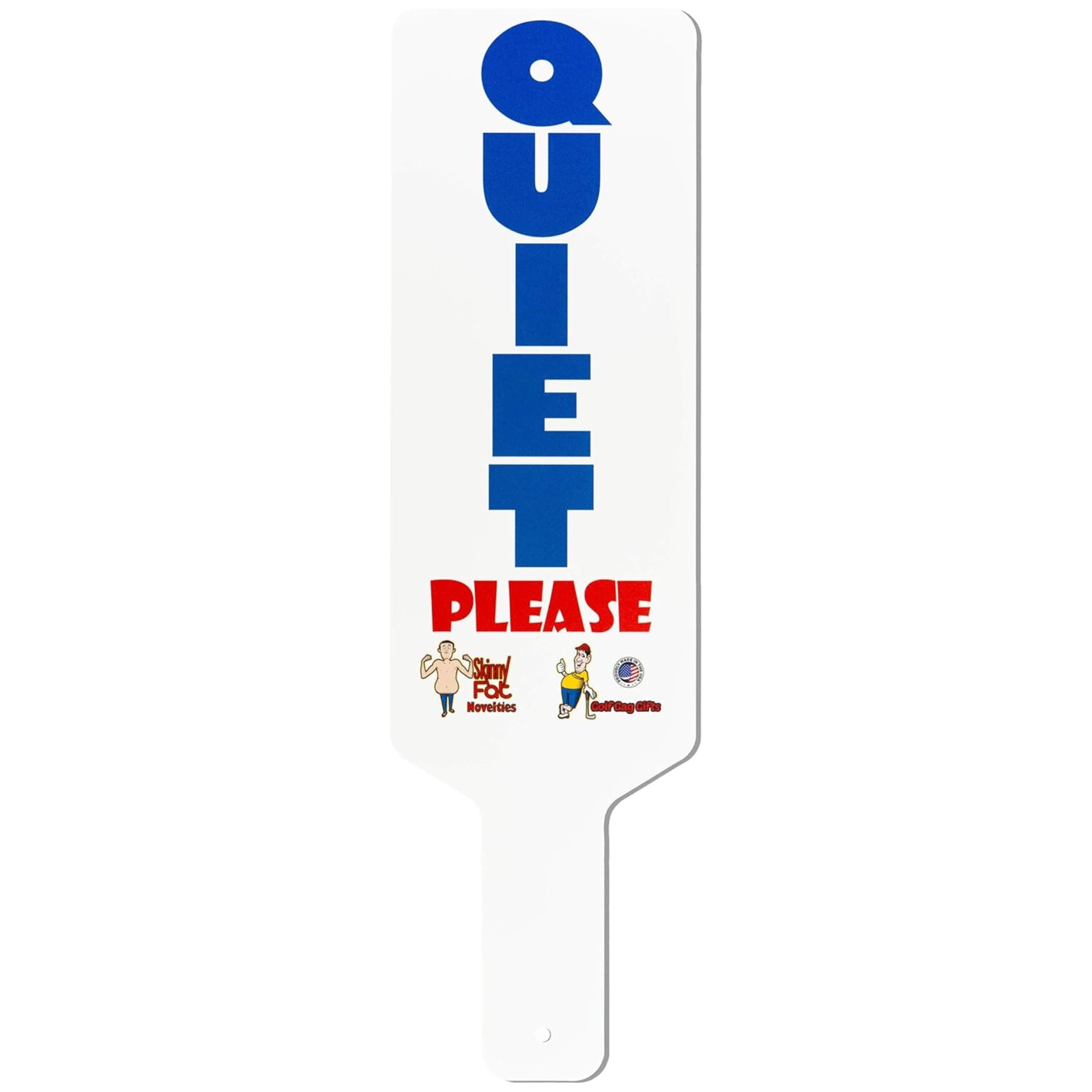 Golf Gag Gifts - Golf Quiet Sign - Best Golf Gift On The Market - Very Unique Funny Golf Gift - Perfect For Joking With Friends And Spouse