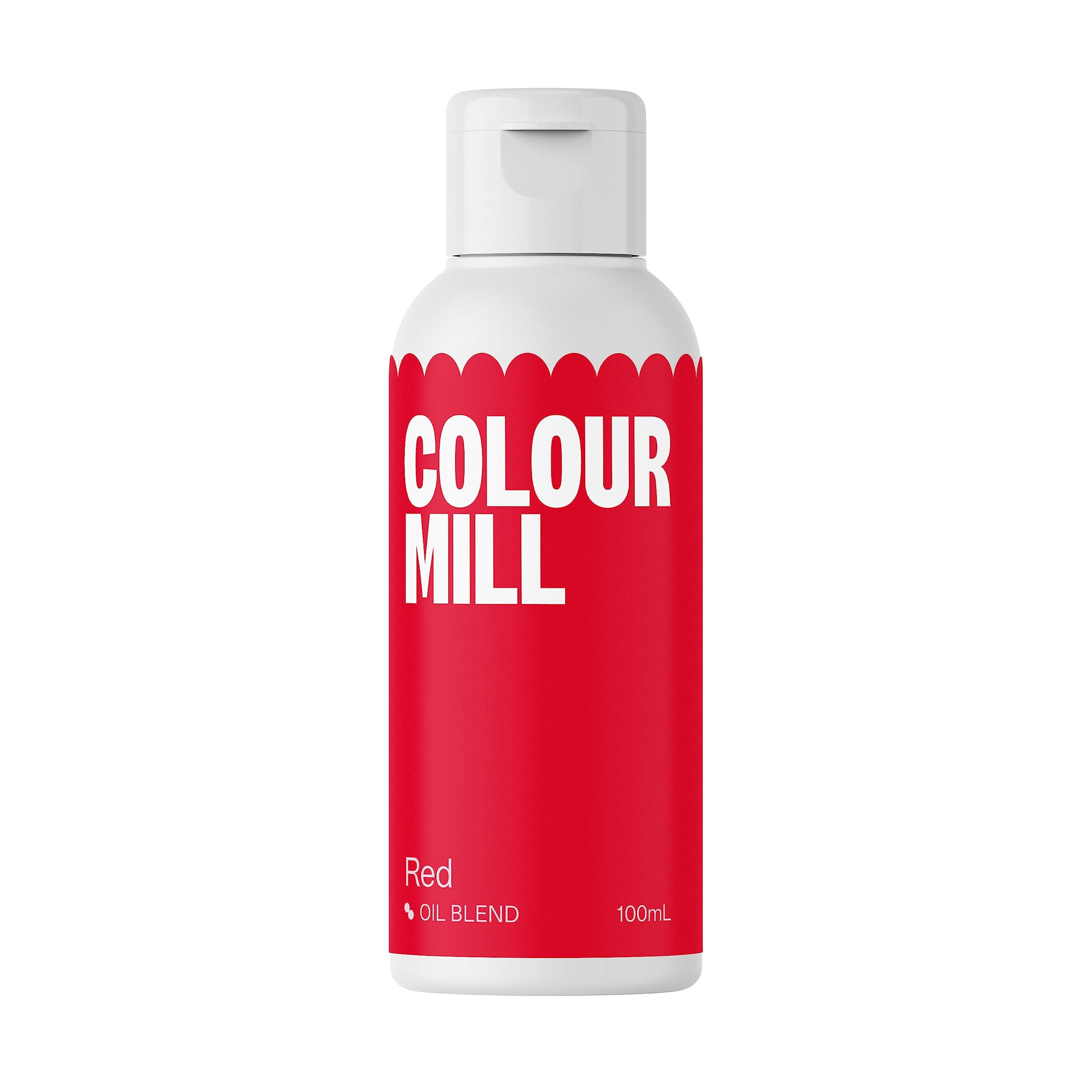 Colour Mill Oil Based Food Colouring xBulkx 100ML - Buttercream Fondant Sugarpaste Icing and Chocolate Colour (Red)