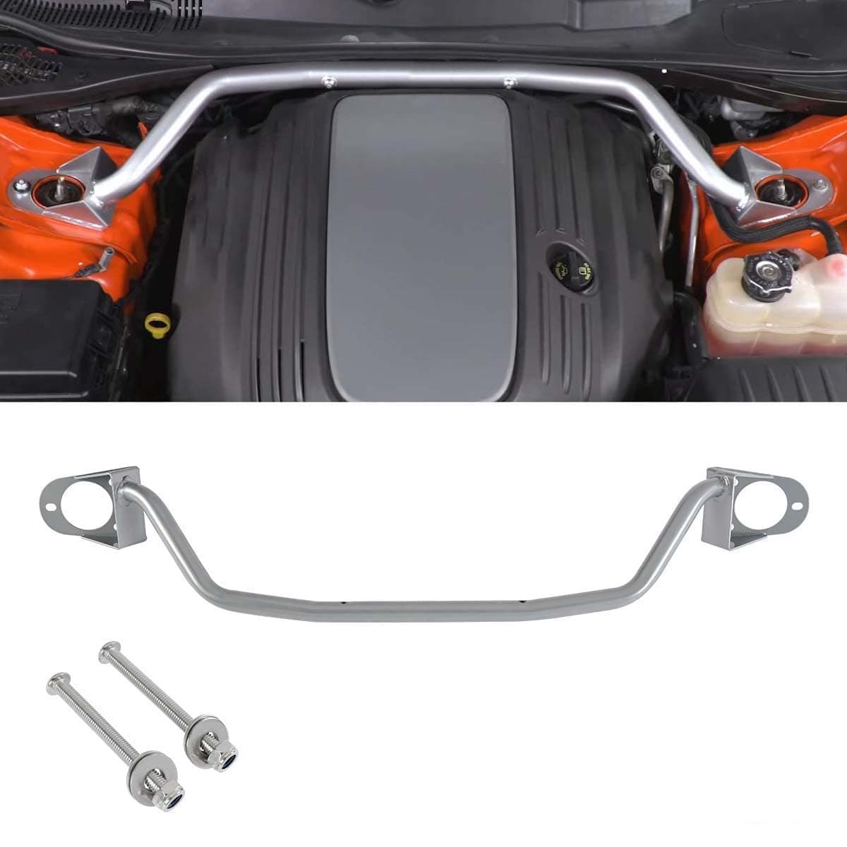 Front Strut Shock Tower Brace Bar Suspension Replacement for Dodge Chrysler 300 2005-2020 for Charger for Challenger for Magnum(OEM P5155950/ P5155002)