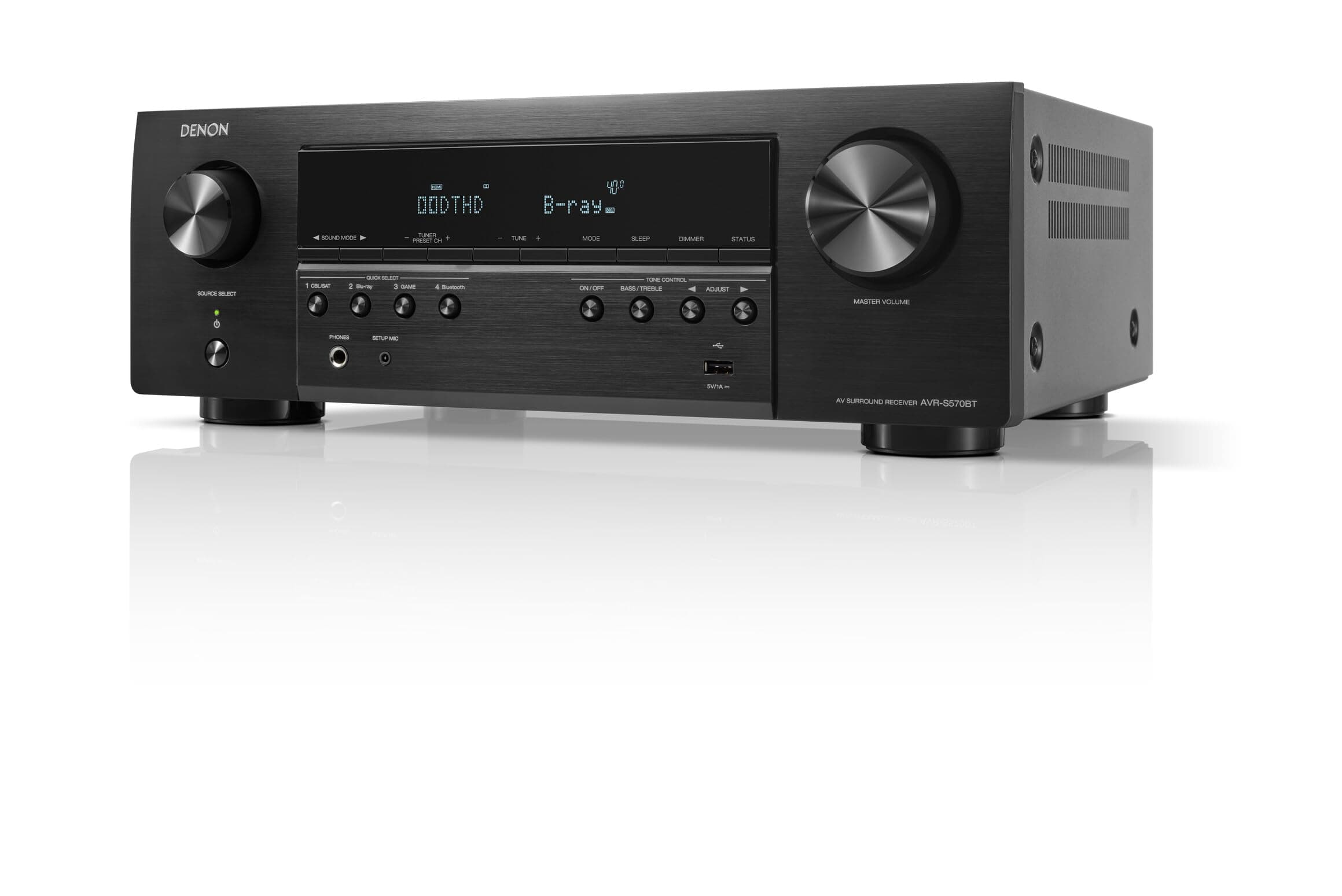 Avr-S570bt 5.2 Channel 8k 130w To Channel Receiver Denon