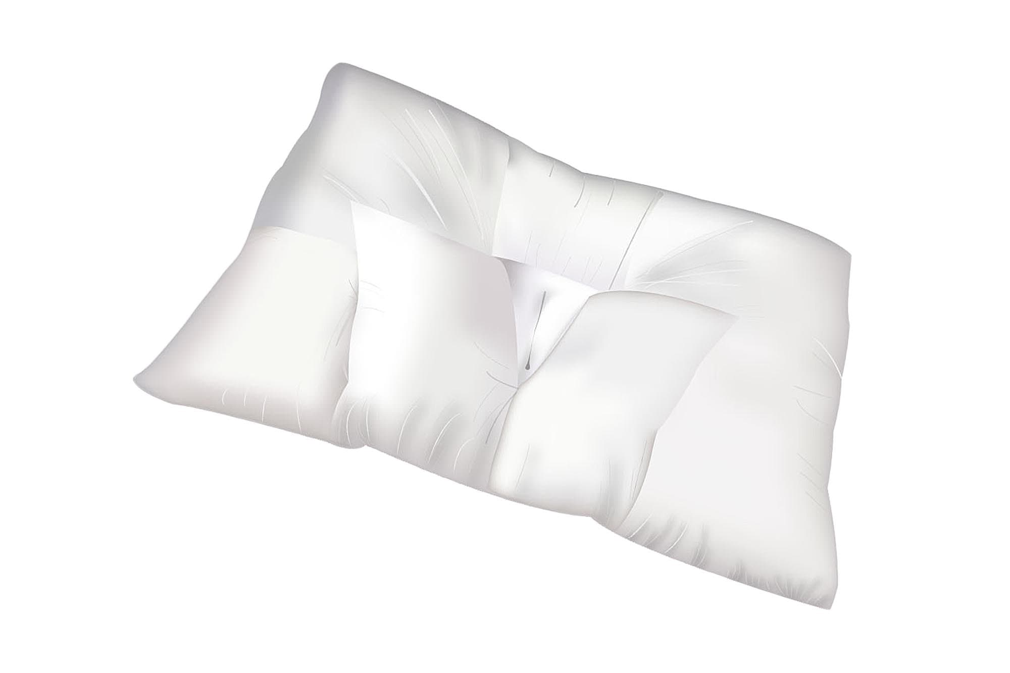 Traction Pillows for Sleeping with Pillow Covers - King, Queen, Travel Bed Size Pillows, Side and Back Sleeper with Zip Protectors, Cervical Traction (Small: 20" x 15")