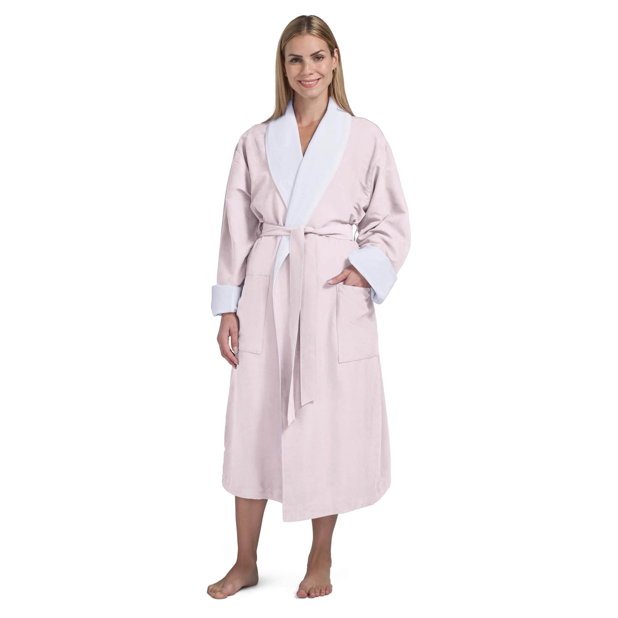Women's Microfiber Robe by BOCA - Luxury Hotel Bathrobe, Long Spa Robes for Women - Generous Sizing