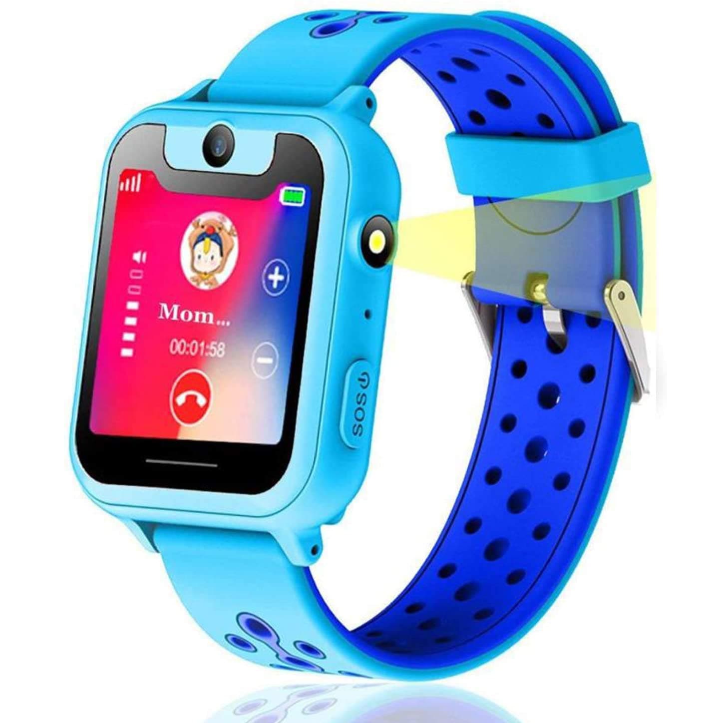 Kids Smart Watch Tracker Watch, Vannico Children Mobile Smart Watches Touch Screen Kids Smartwatch for Boys Girls Birthday Gift (Blue)