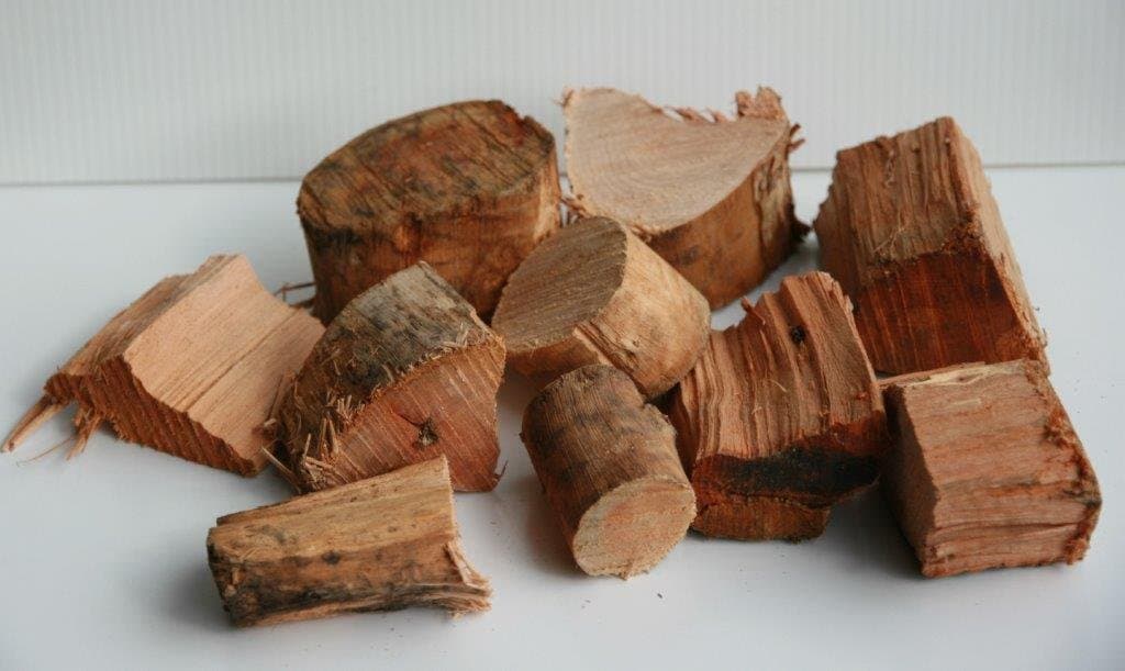 Out Walkabout Gourmet New Zealand Manuka Wood Chunks - BBQ Smoking Chips 1"x1.5" Approx. 6.5lbs. or 421cu.in.