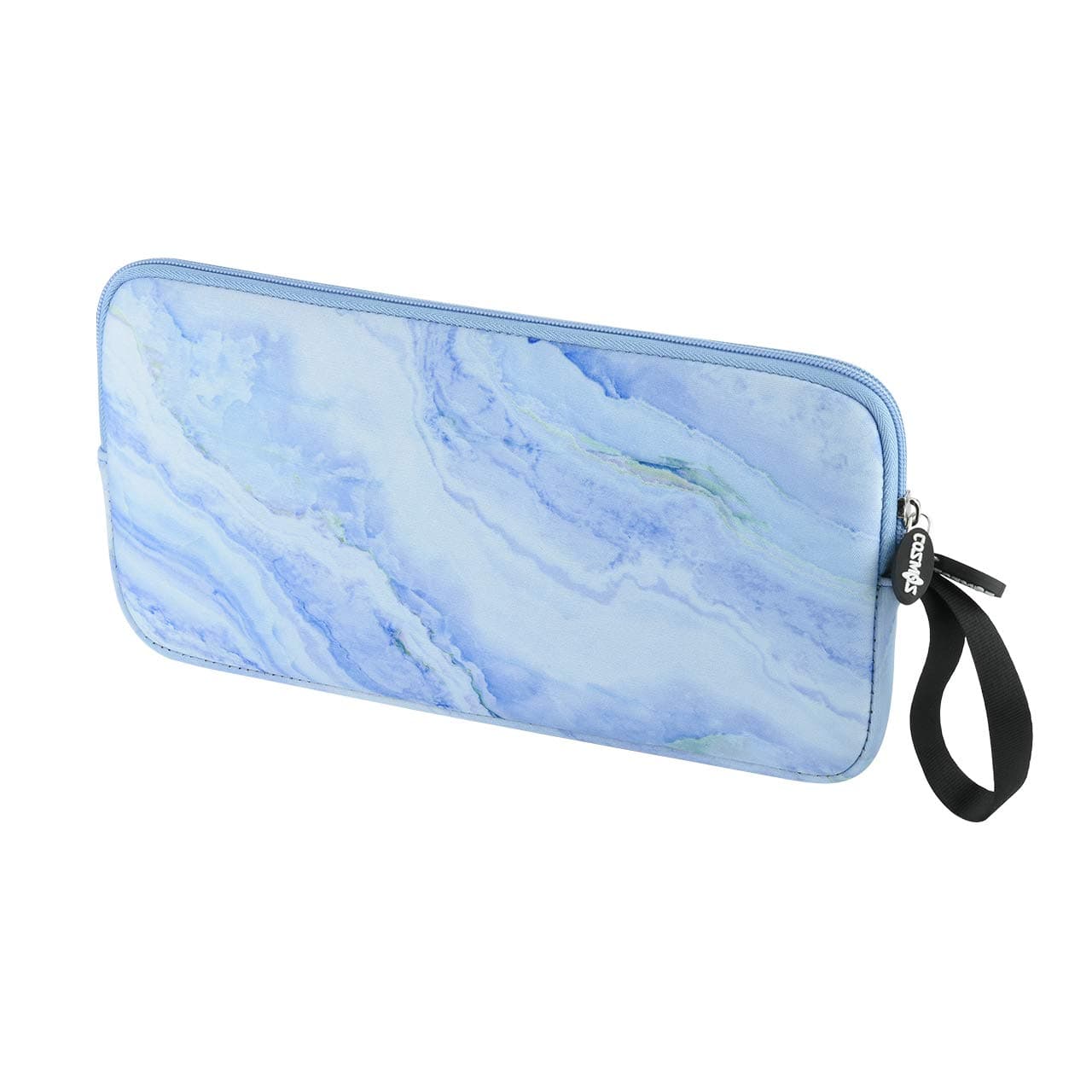 CM Neoprene Carrying Case Bag Protection Pouch Compatible with Magic Keyboard & Mouse, Trackpad (Blue Marble Pattern)