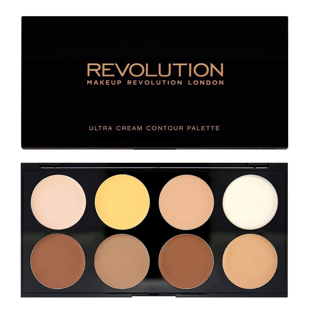 Ultra Cream Contour Palette, Makeup Palette Includes Highlighter & Contour Shades, Vegan, 13g
