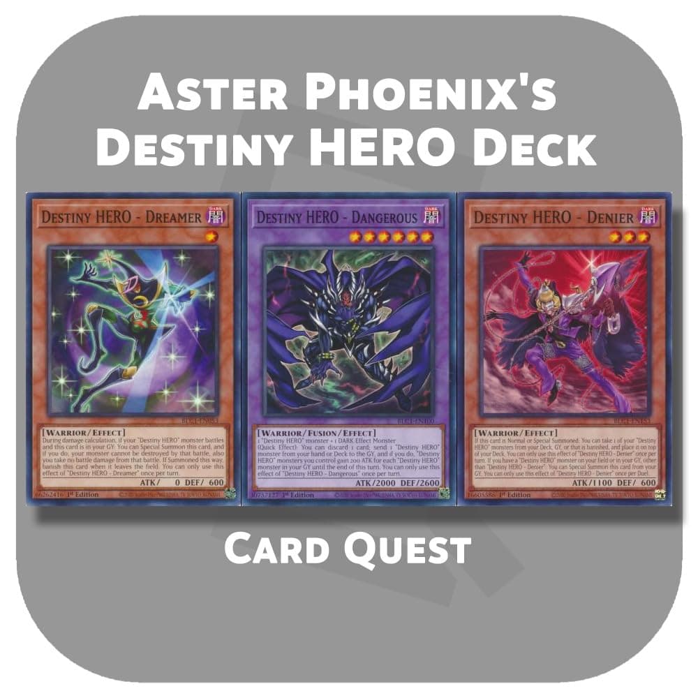 Generic Complete Custom Deck for Yu-Gi-Oh! GX - Aster Phoenix's Destiny Hero Fusion Deck