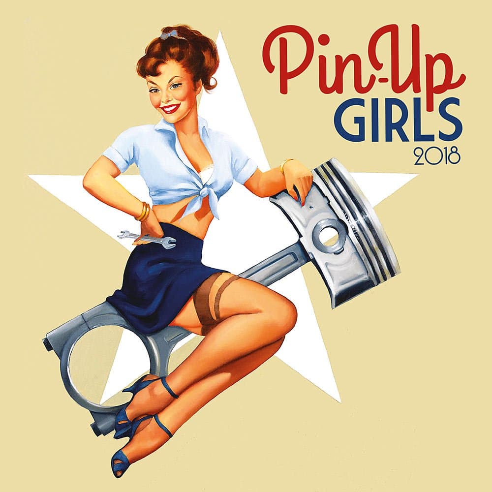 Pin Up Calendar - 2018 Calendar - Hot Girl Calendar - Pin Up Girl Wall Calendar by Presco Group