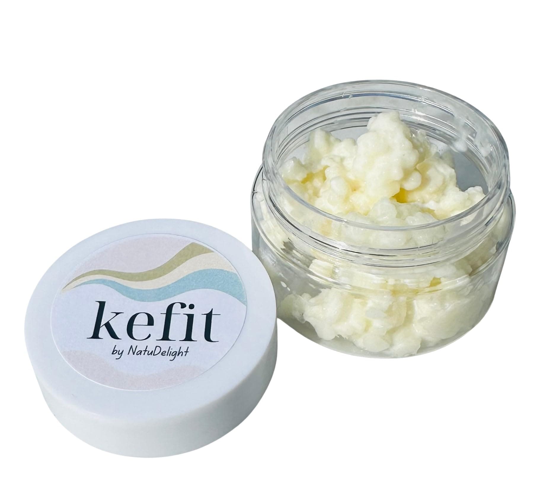 NatuDelight Kefit - Live Milk Kefir Grains, 1 TBSP Starter Culture for Home Production