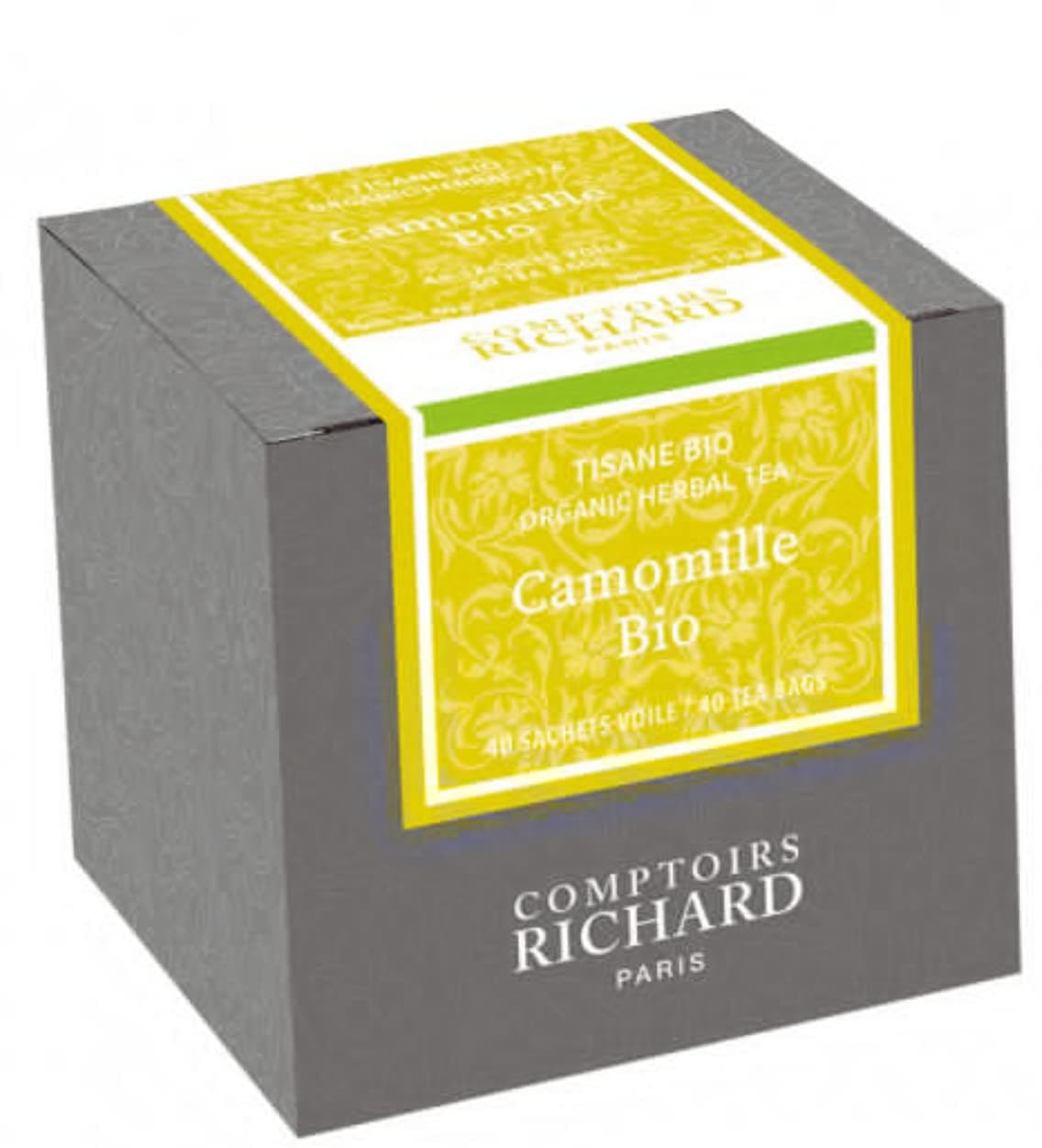 Comptoirs Richard Camomille Bio Organic Herbal Tea, 40 sachets