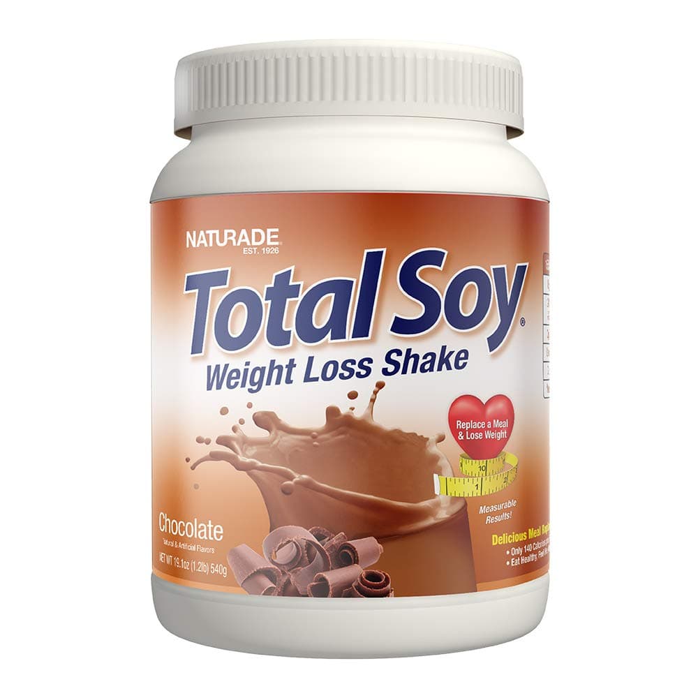 Naturade Total Soy Protein Powder and Meal Replacement Shakes For Weight Loss, Chocolate (15 Servings)