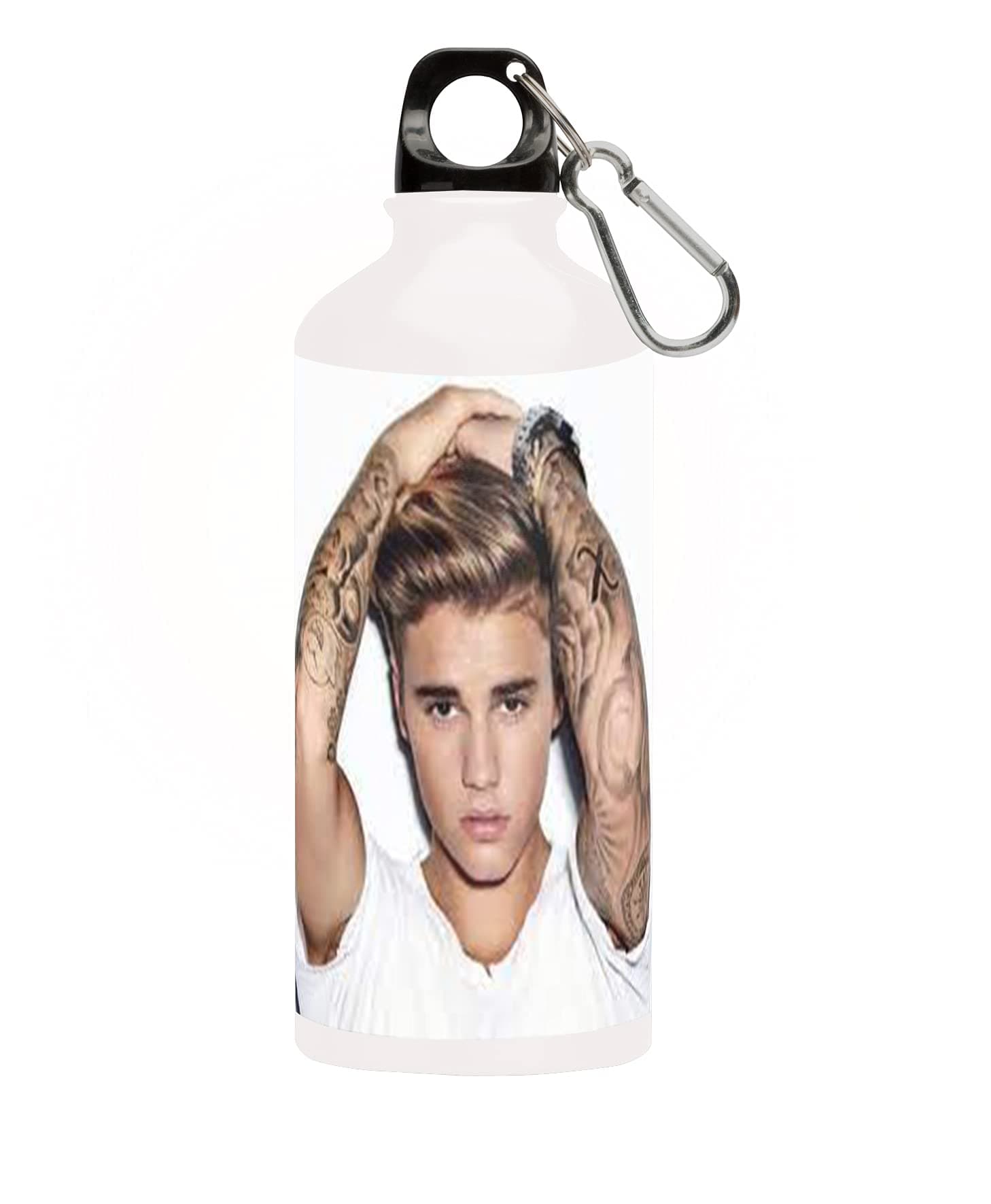 LAMX Justin Bieber Fan Art Aluminium Sipper Bottle Mg- J23
