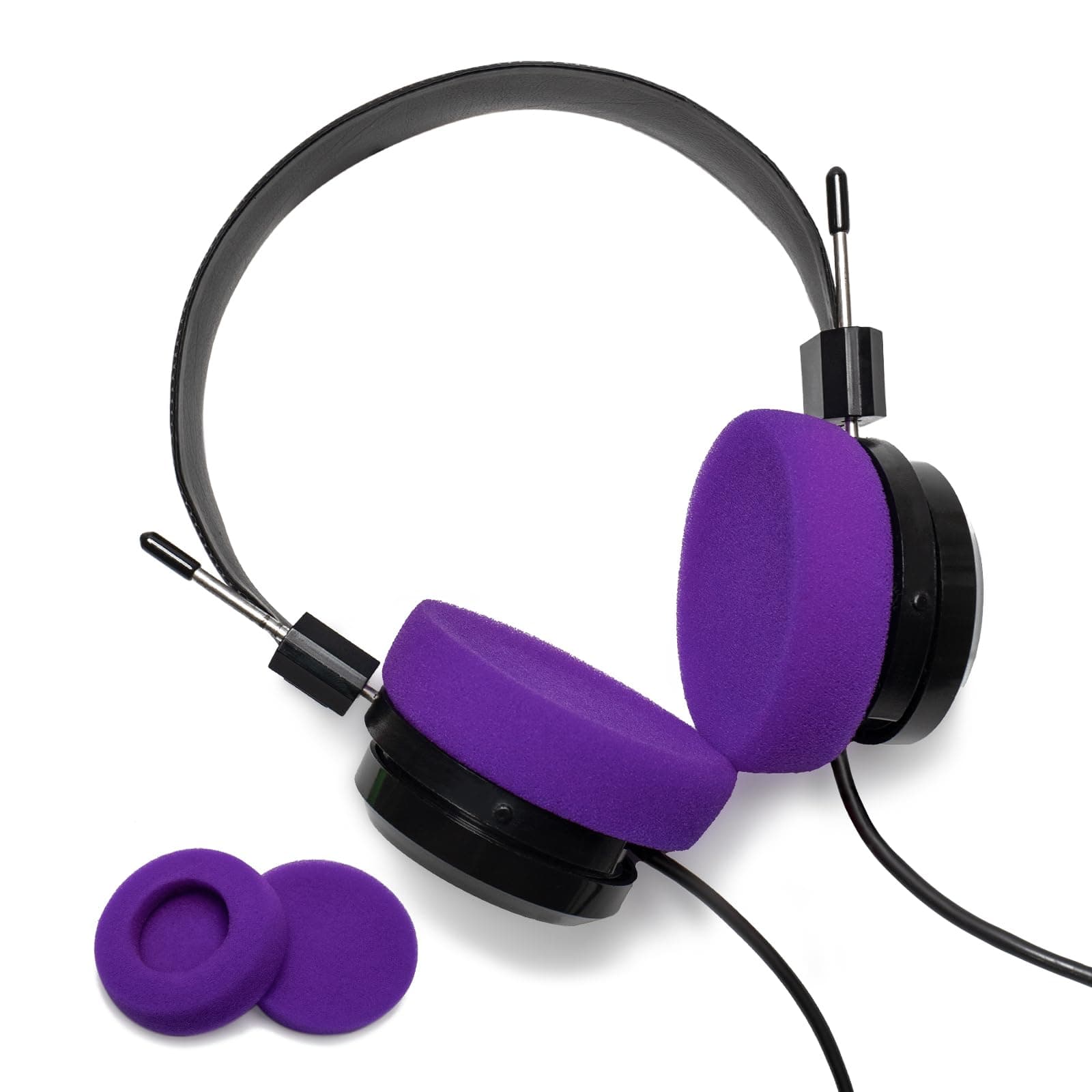 Ear Pad Foam Cushions Compatible with Sennheiser HD414 Grado SR60 SR60i SR80 SR80i SR80e SR125 SR225 SR325 SR SRI RS Series PS1000 GS1000 Headphones (Purple)