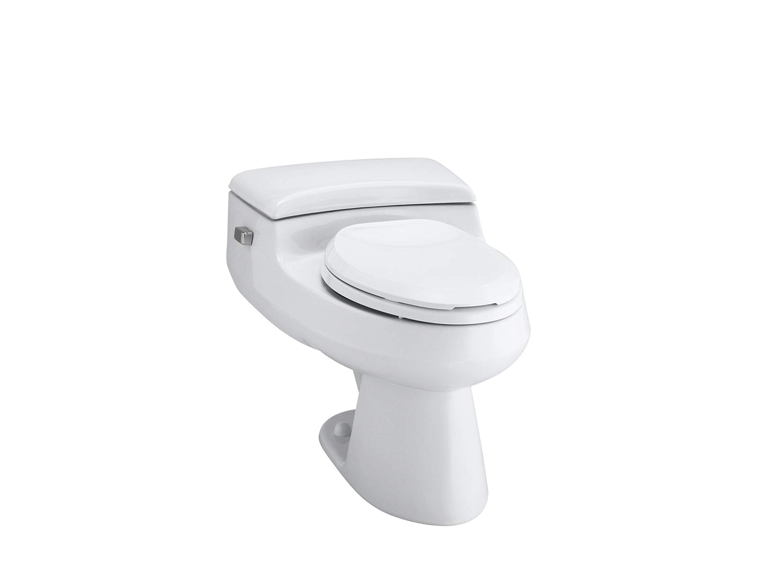 KOHLER K-3597-0 San Raphael Comfort Height Pressure IIte 1.0 GPF Elongated Toilet, White