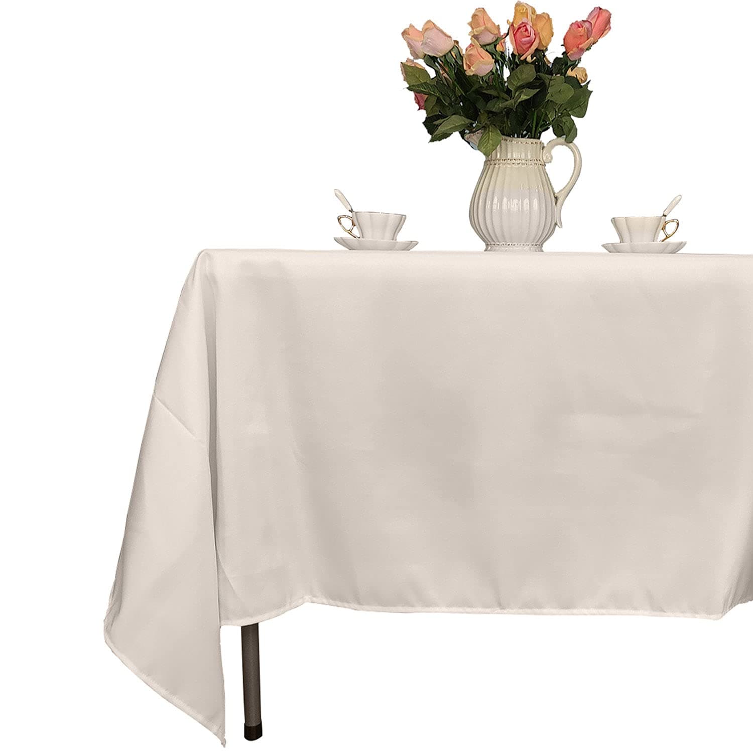 Chancery Chair Covers Table Cloth Linen Cloth Wedding Tablecloth Banquetting Cloth Beige 90" X 132"