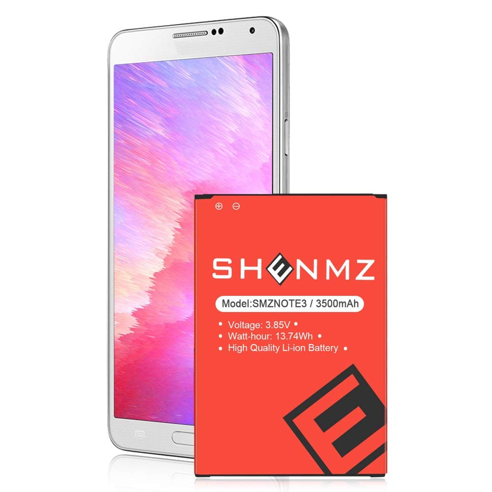 Note 3 Battery,Upgraded 3500mAh Li-ion Replacement Battery for Samsung Galaxy Note 3 B800BZ B800BU B800BE N9000 N9005 N900A N900V N900P N900T | Note 3 Spare Battery [24 Month Warranty]