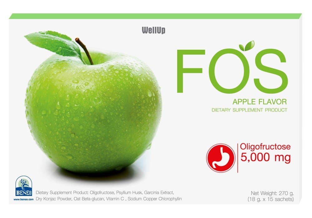 Wellup FOS Detox Dietary Supplement Product Apple Flavor - 15 Sachets/box