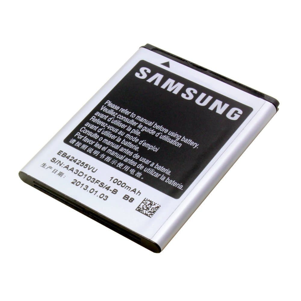 Battery for Samsung Chat 335 GT-S3350 (EB424255VU, Li-Ion)