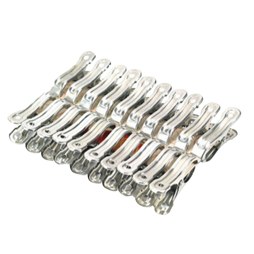 Dailydollor Stainless Steel 20pieces/lot Small Clothespin Towel Socks Clip