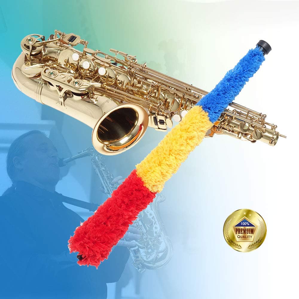 Libretto Alto Saxophone Brush, Multi-colored, Best to Clean and Extend the Life of your Instrument! AC006-2