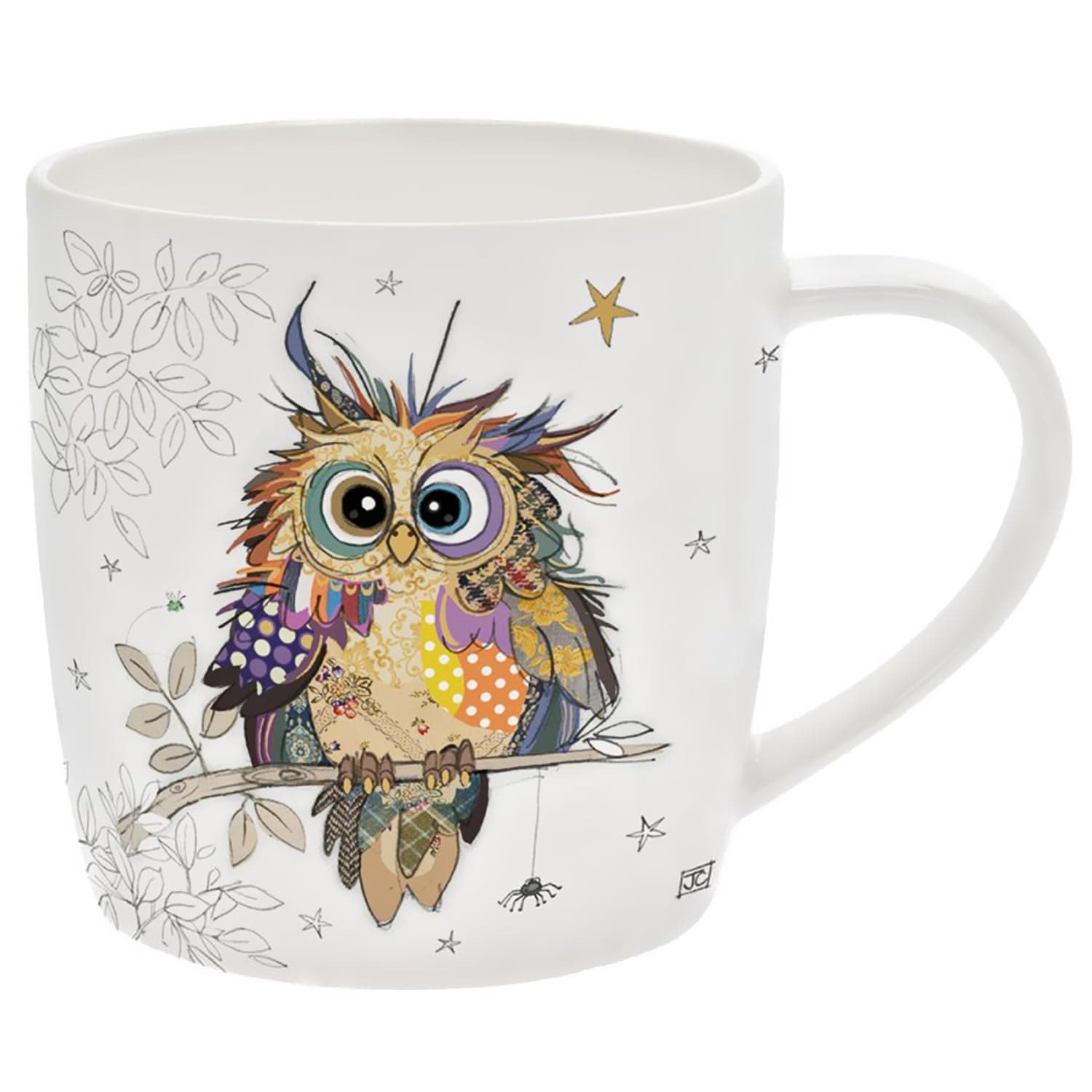 Lesser & Pavey Otto Owl Mug | Ceramic Coffee Mugs for Home or Work | Premium Design Mugs for All Occasions | Designed by Bug Art Lovely Mugs for Tea, Coffee & Hot Drinks