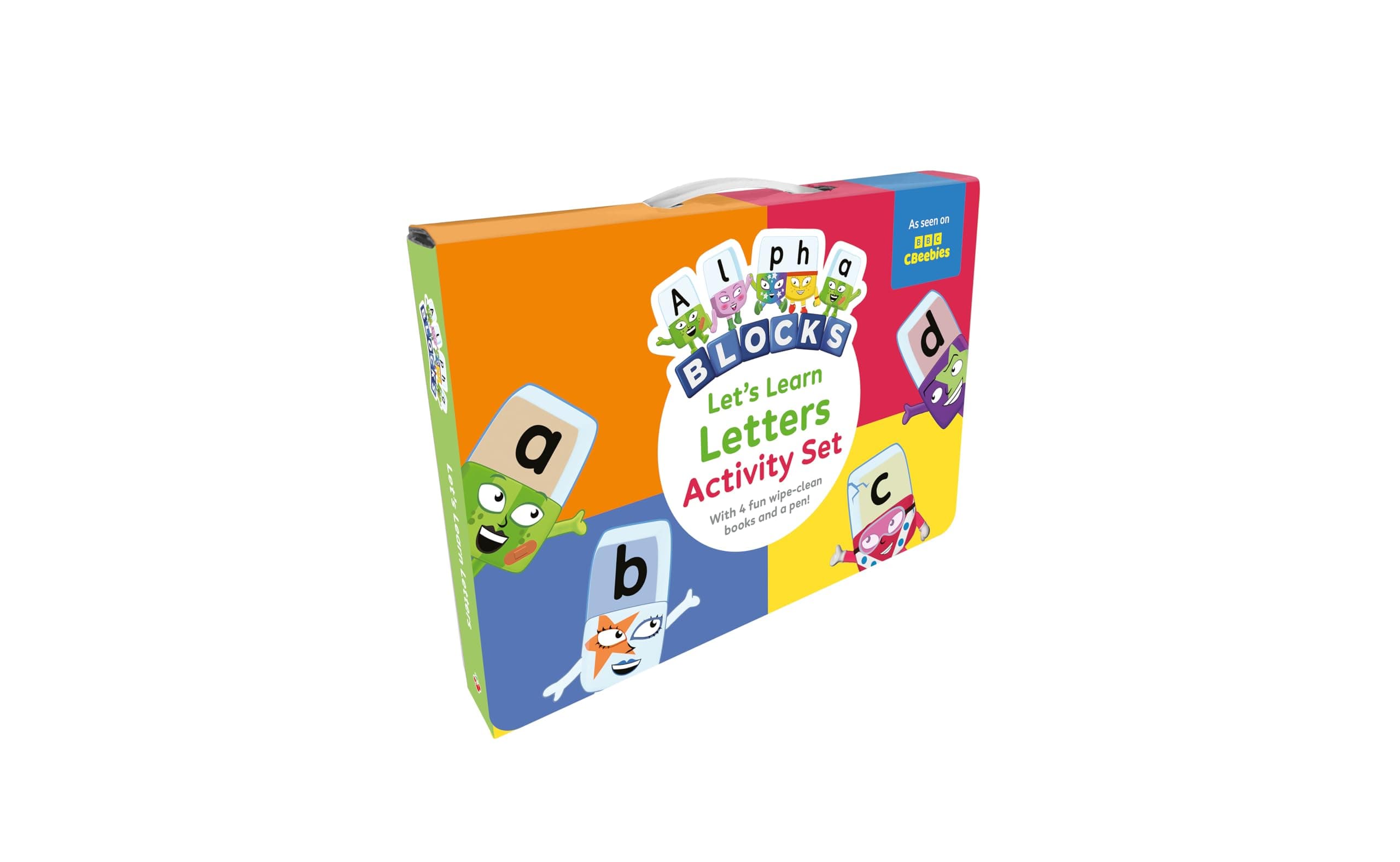 Alphablocks Let's Learn Letters Activity Set: Perfect for Ages 3-6, 4 Wipe Clean Titles with Free Pen! (Numberblock Wipe Clean Titles)