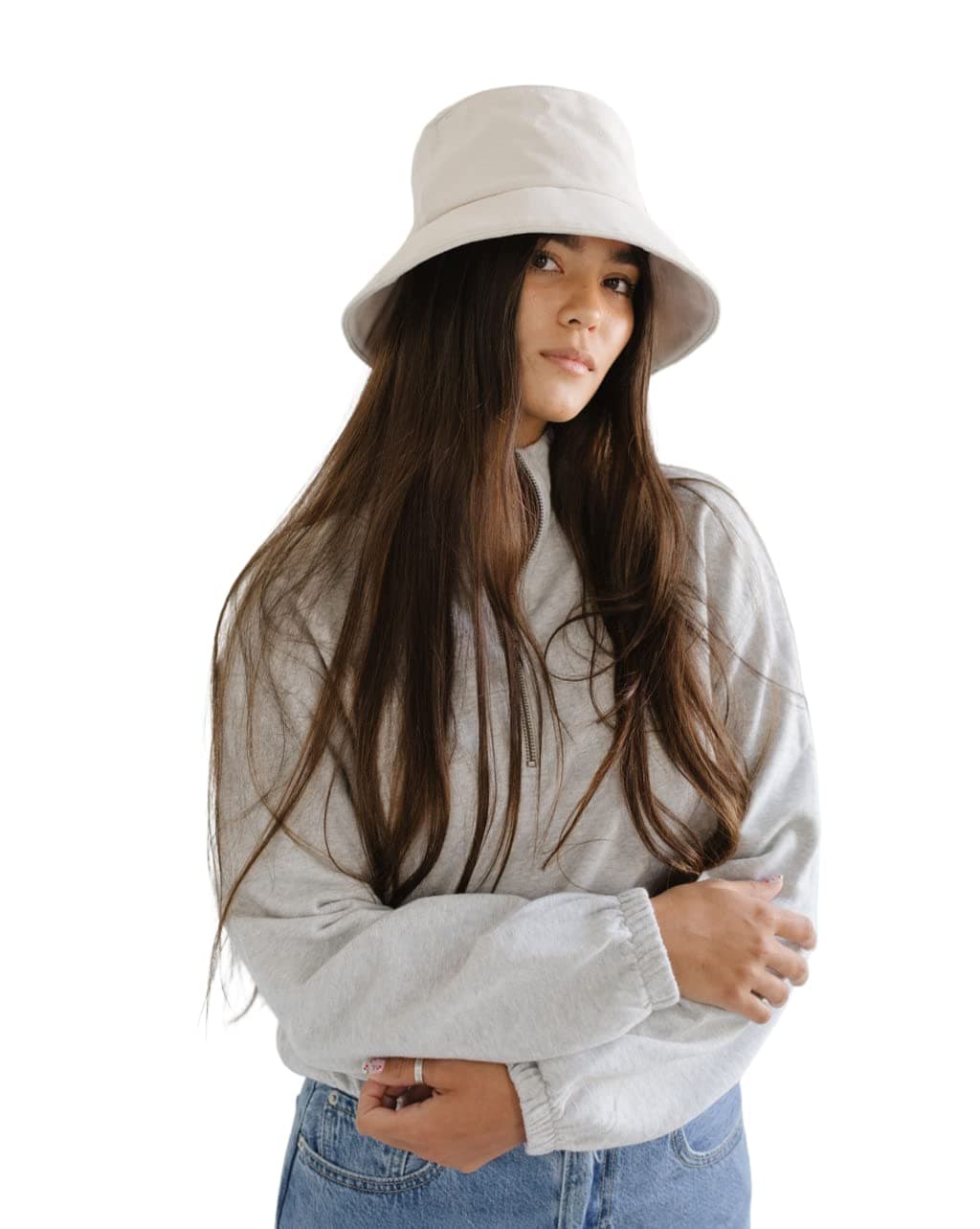 Gigi Pip Women's Bucket Hat Cotton Vegan Packable Foldable Rylee