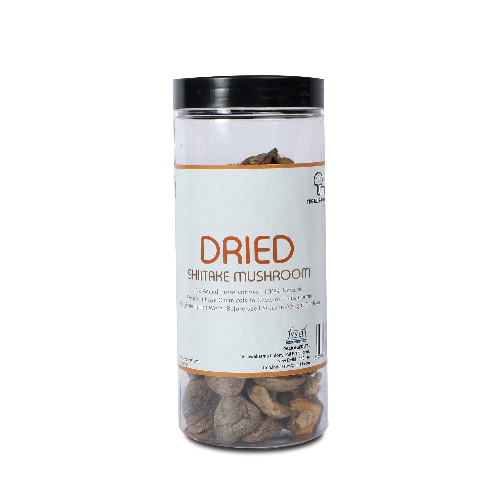 The Mushrooms Hub Dried Shiitake Mushrooms (100 g)