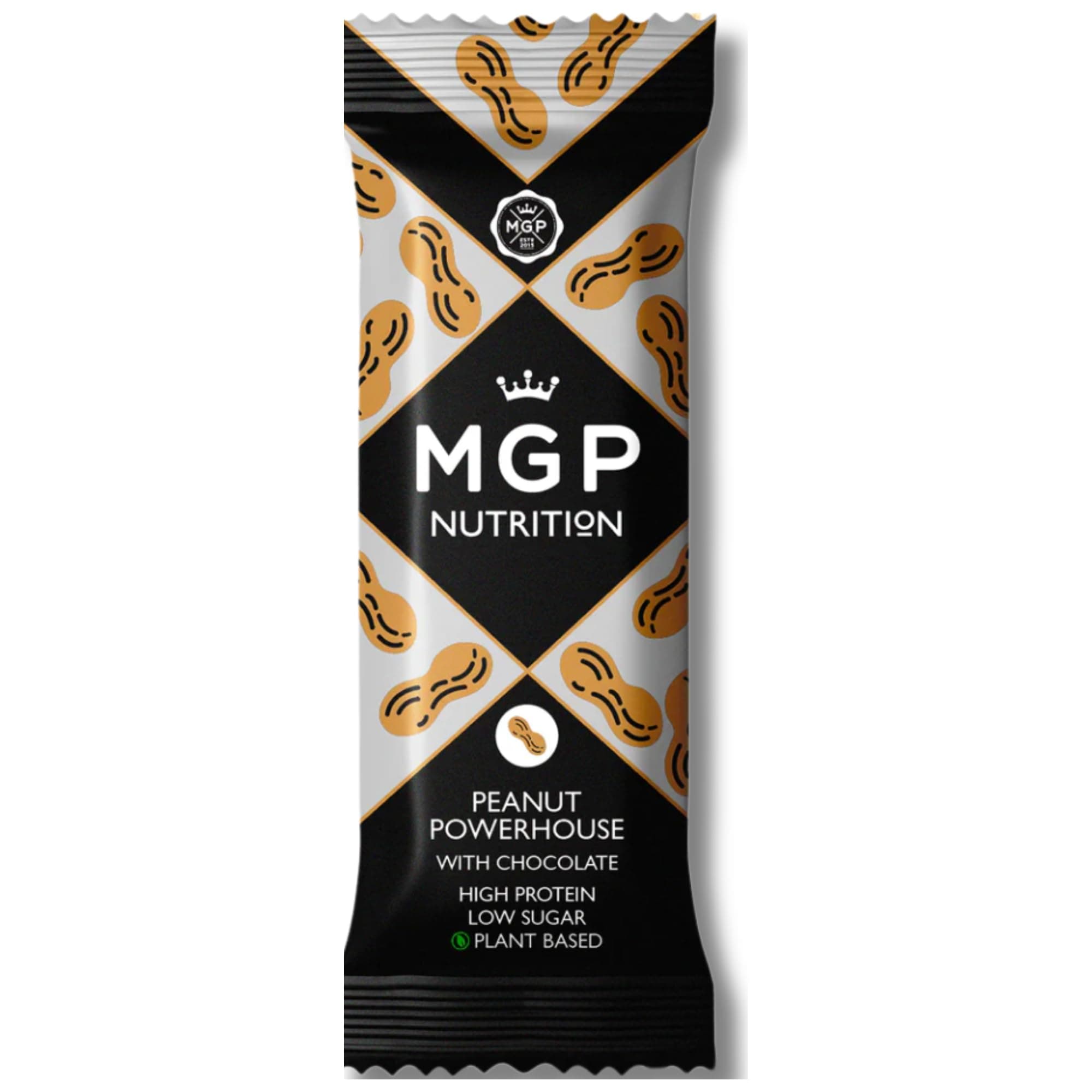 – MGP Nutrition 12 Pack Peanut Powerhouse Nutritional Protein Bars - High Protein, Low Sugar, Vegan Friendly, Plant Based - Healthy & Delicious Energy Snack Bars, with Chocolate