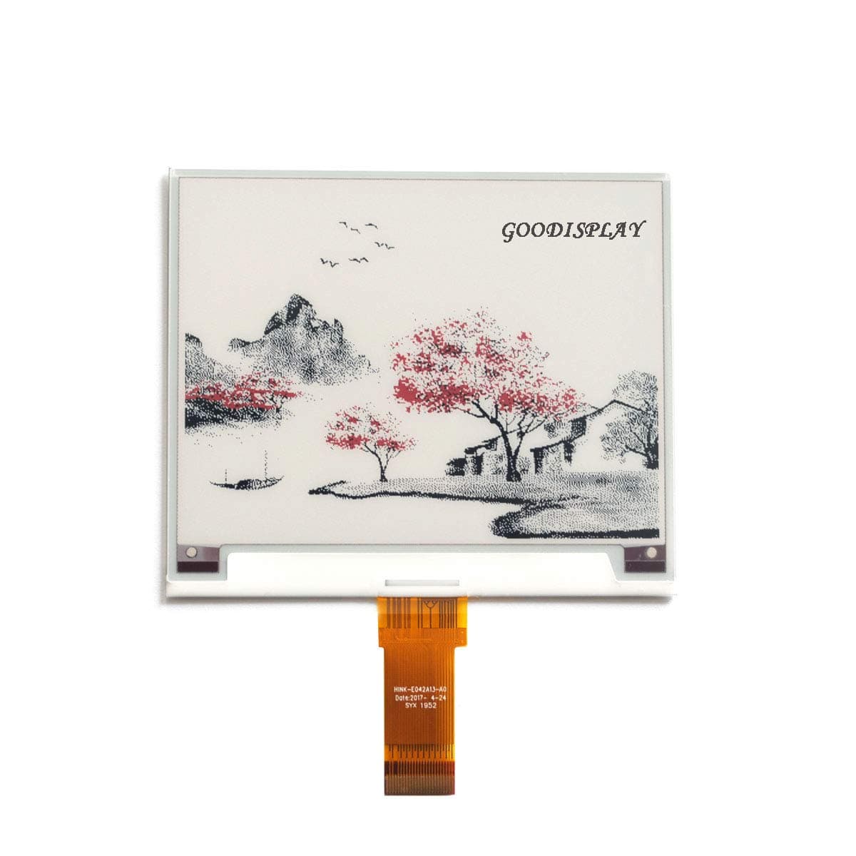 E-Paper Screen Eink Display Electronic Paper Display Panel Three Colors 4.2 Inch Black Write and Red GDEH042Z96