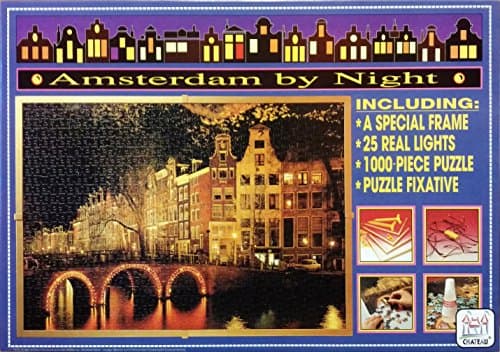 Amsterdam By Night Jigsaw Puzzle 1000 pieces