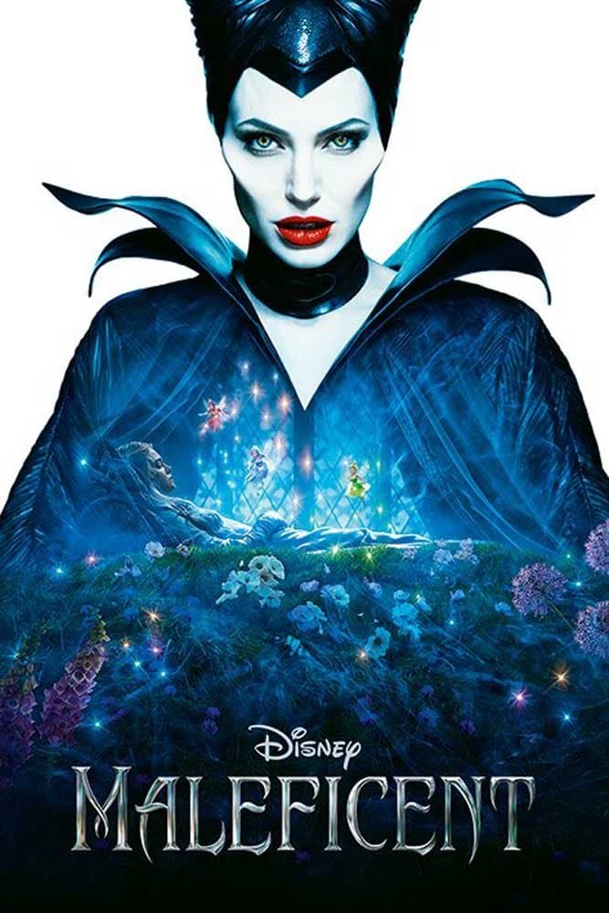 Disney - Maleficent - One Sheet - Märchen Fantasy Film Poster, Druck, Plakat - Größe 61x91,5 cm + 1 Ü-Poster der Grösse 61x91,5cm
