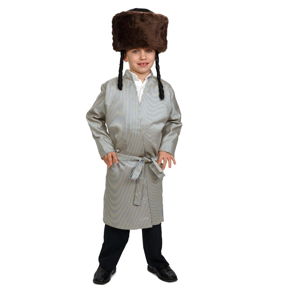 Dress Up America Yerushalmi Chassidic Bekitcha for Kids - Jewish Rabbis Costume