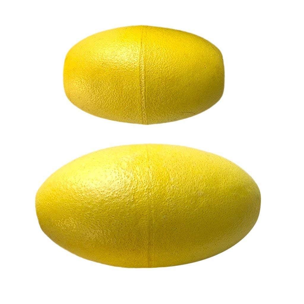 YiMusic 2 Pieces Yellow Small & Large EVA Foam Kayak Drift Anchor Float Buoy Suit for Tow Rope Throw Line Replacrment Accessories