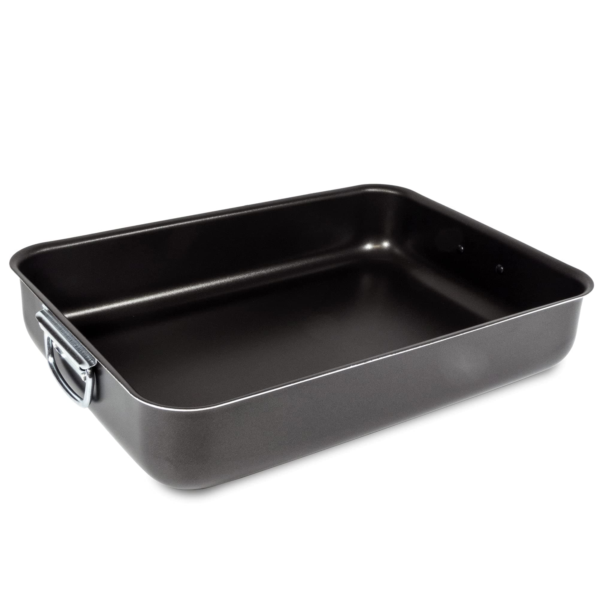 ALLUFLONCostanza Roasting Pan Nonstick, Aluminium, Black, 40 x 28 cm