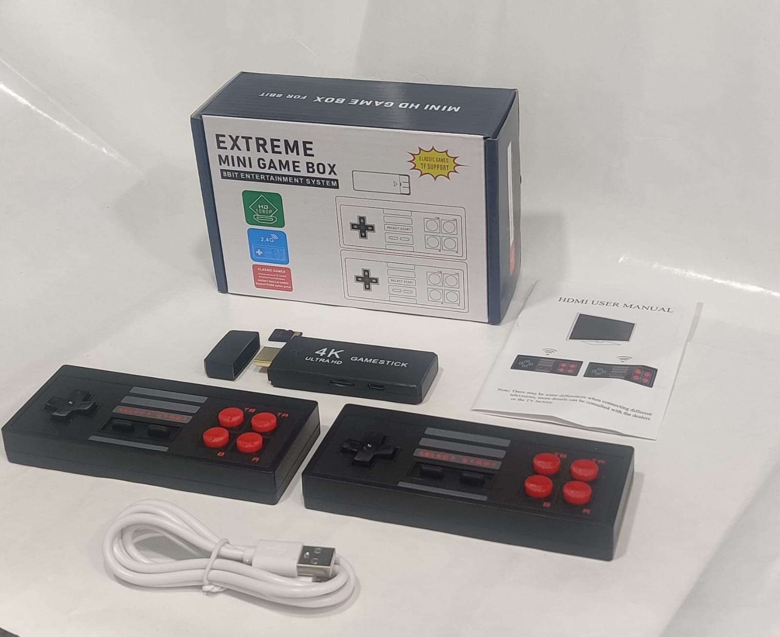 DKD retro Game Console Built-in more than 700 Classic Video Games With Dual Gamepad support with HDMI