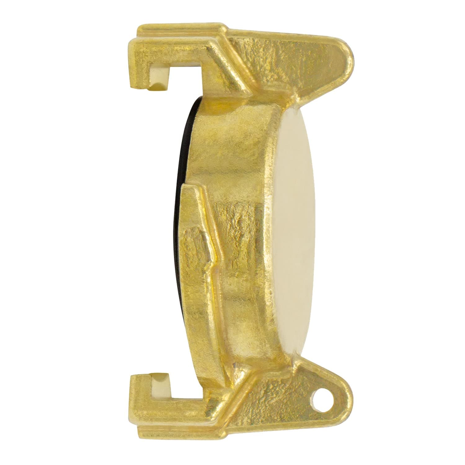 Quick Coupling Blind Coupling 12371, Universal, Bright Brass, Geka System