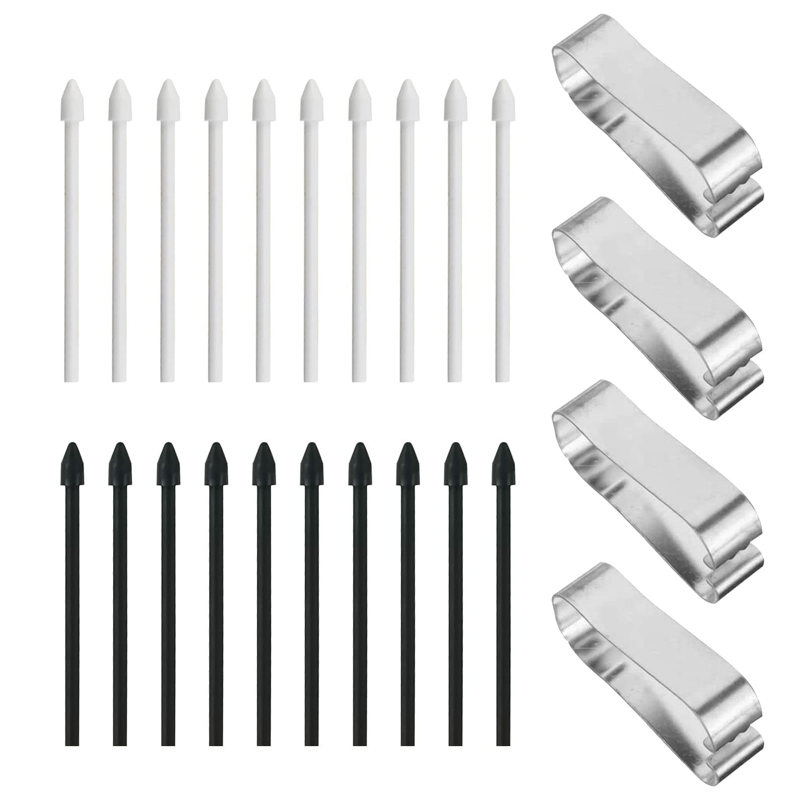 20 PCS Marker Pen Tips Replacement fits for Remarkable 2 Maker Stylus Pen Ballpoint Smooth Note Taking Fine Backup Nibs